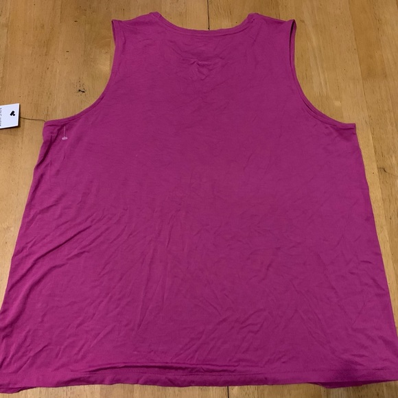 New NINE WEST Fuchsia Pink Tank TOP size XXL Sleeveless Soft Spun NWT - Picture 8 of 8